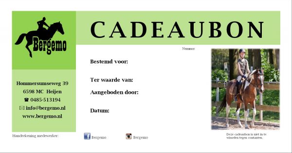 Cadeaubonnen
